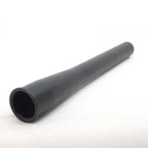 Tubo de headset (caña o espiga) ETX, Negro, 1-1/8"-1.5" Conico o Tapered, 296mm.