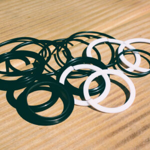 FOX, Float X2 Air Can/Damper Seal Kit, 21+, Black, 1 set