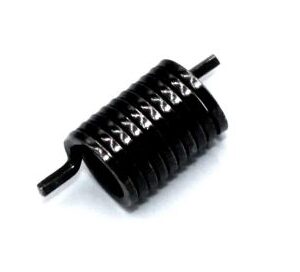 Deluxe Remote Coil Spring, Square Wire, Reverse, Black, 1 pc